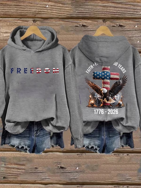 Women's American 250th Print Hoodie