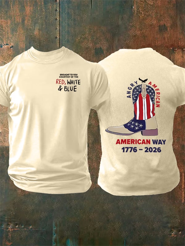 Men's American 250th Print T-Shirt