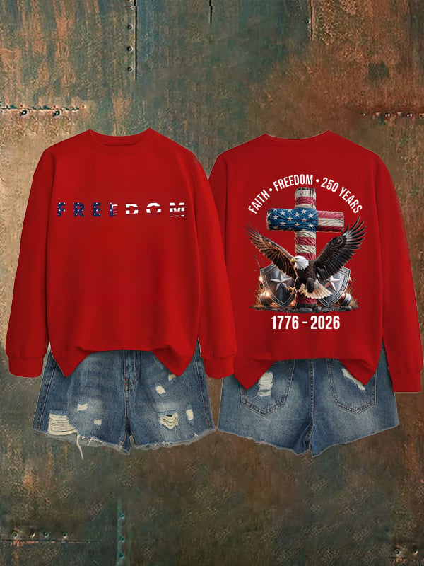 Unisex American 250th Print Sweatshirt