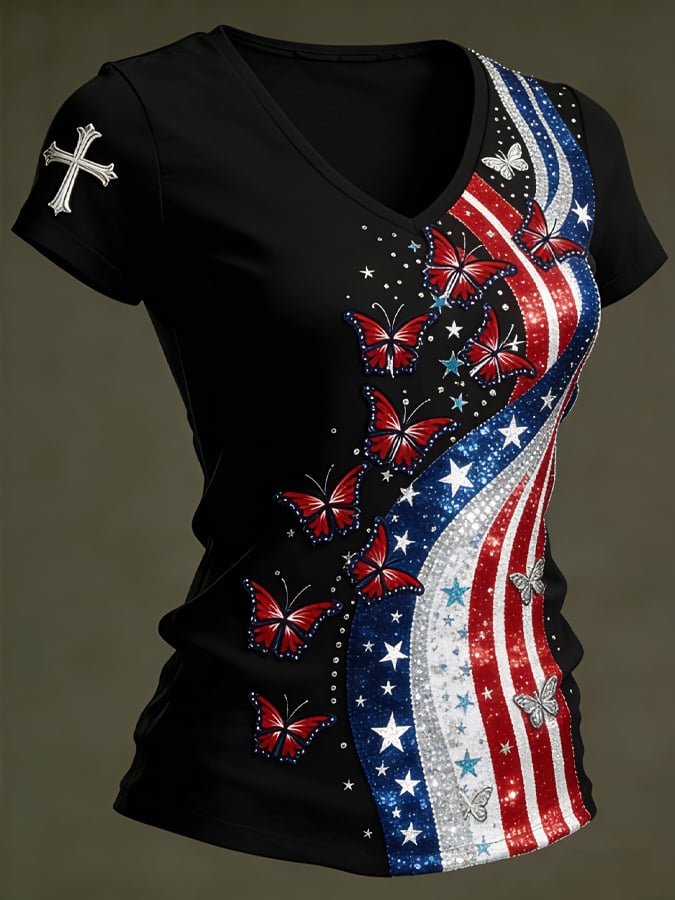 Women's American 250th Print T-Shirt