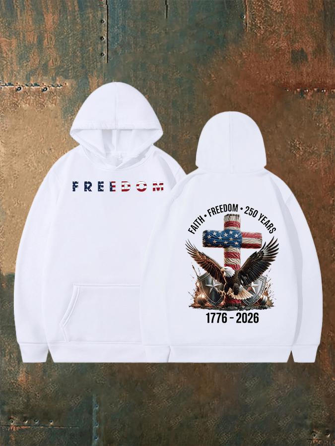 Unisex American 250th Print Hoodie