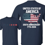 Unisex Freedom 250th Anniversary T-Shirt
