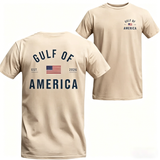 Women's Gulf of America T-Shirt – Patriotic Minimalist USA Flag Graphic Shirt