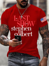 🔥Buy 3 Get 10% Off Men's Retro Last Show Print T-Shirt
