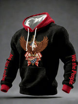 Men's Casual American 250th Anniversary Print Sweatshirt