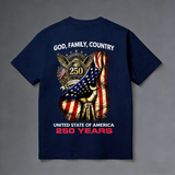 Unisex USA 250 Years Anniversary T-Shirt
