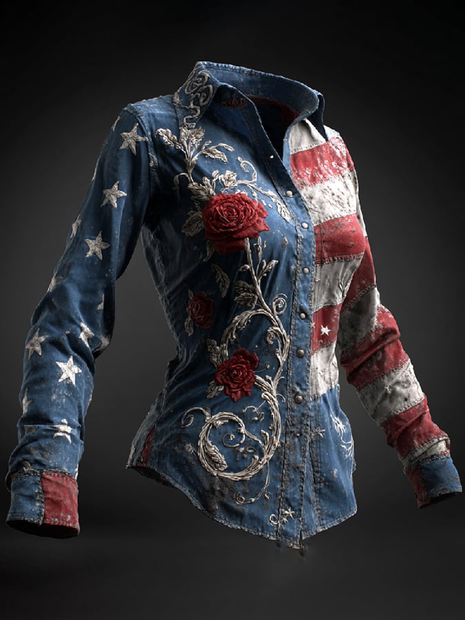 Women's American 250th Anniversary Casual Shirt