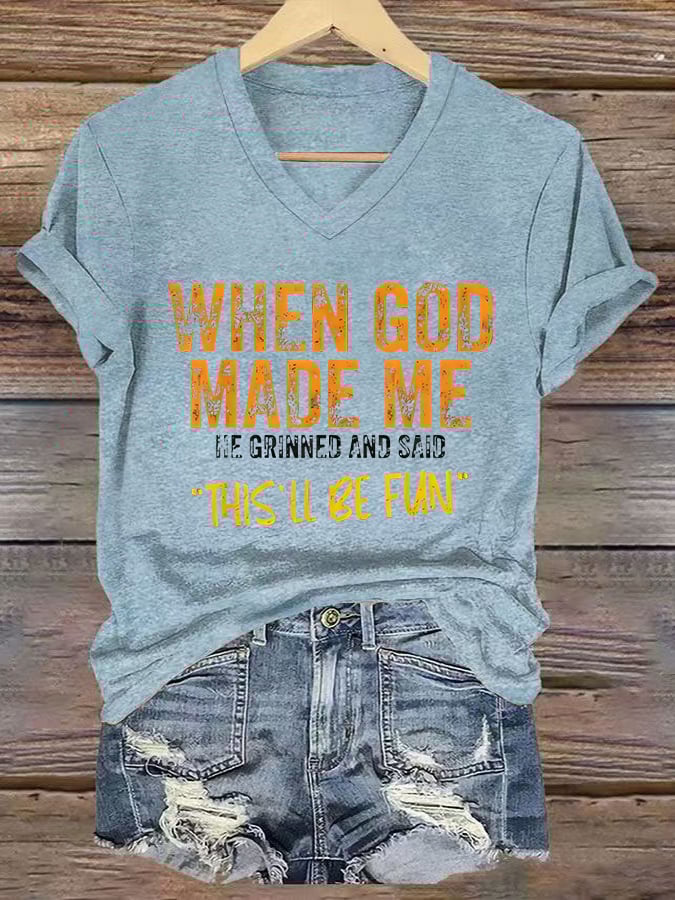 Women'S Casual Faith Short Sleeve T-Shirt