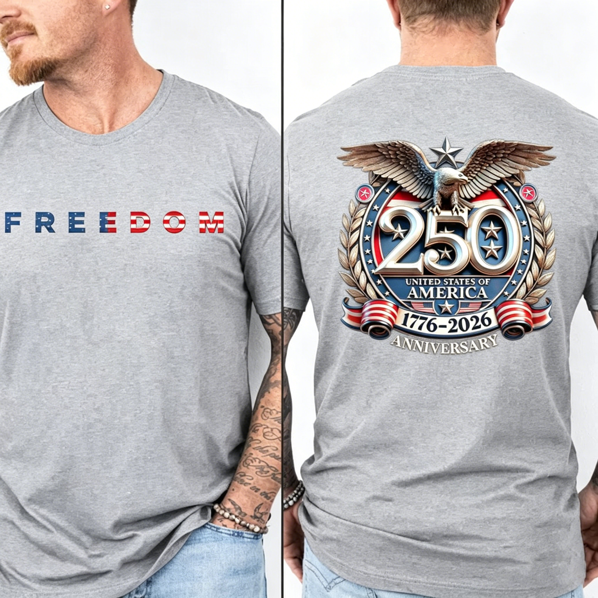 Unisex Freedom 250 Years Anniversary  T-Shirt