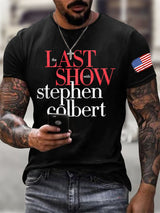 🔥Buy 3 Get 10% Off Men's Retro Last Show Print T-Shirt