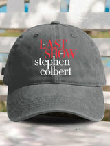 🔥Buy 3 Get 10% Off Retro Last Show Print Baseball Cap