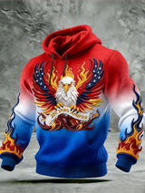 Men's Casual American 250th Anniversary Print Sweatshirt