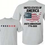 Unisex Freedom 250th Anniversary T-Shirt
