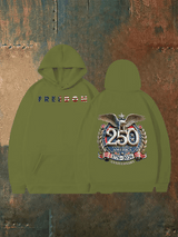 Unisex   American 250th Print  Hoodie