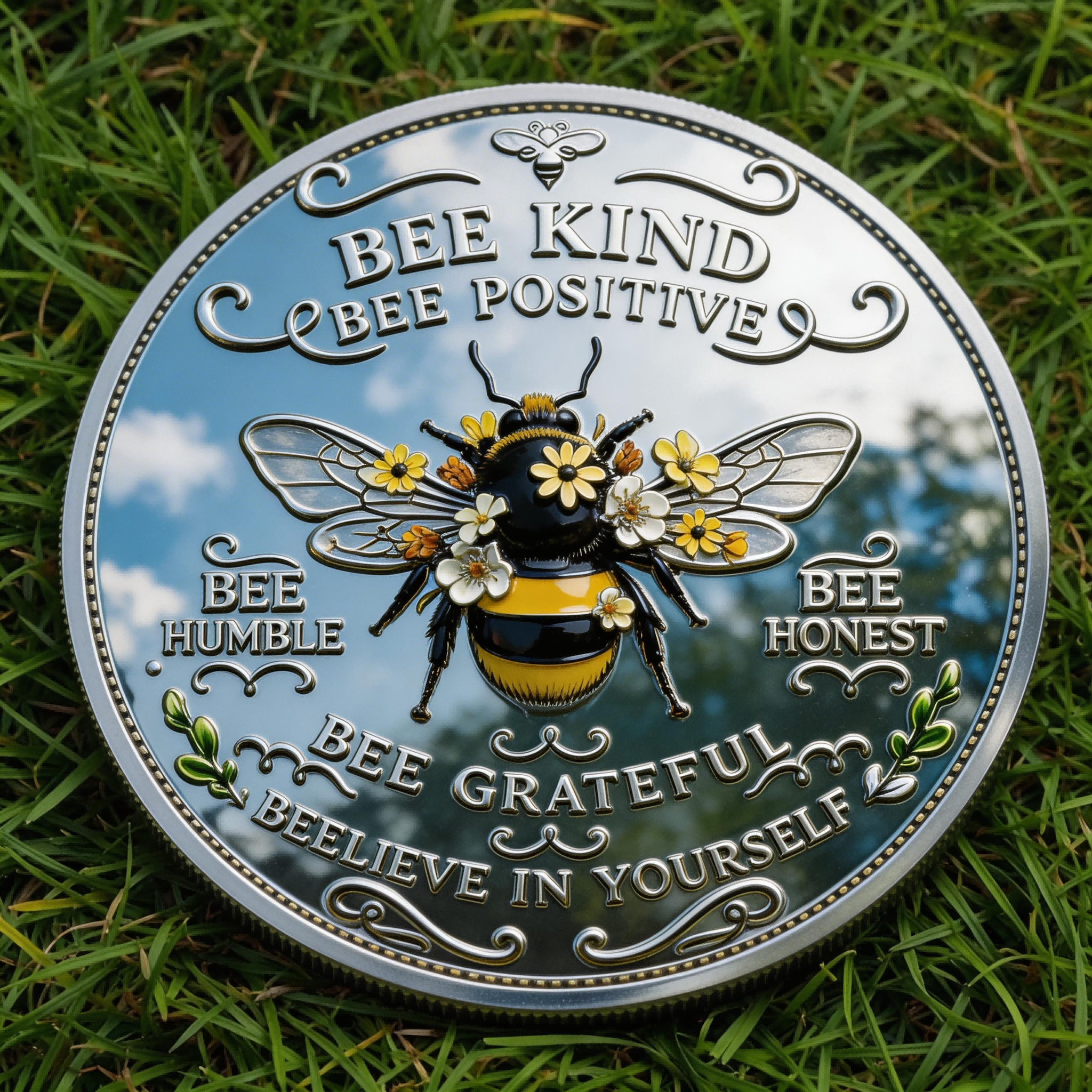 🌸 Spring Sale 60% OFF - Bee Kind Positivity Commemorative Coin 🐝🌼