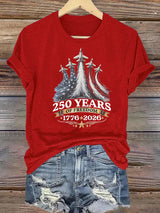 Women's  250 YEARS OF FREEDOM Print T-Shirt