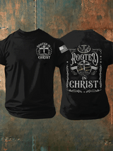 Men's Rooted In Christ Short-sleeved T-shirt