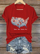 Women's Casual American 250 Commemorative T-shirt