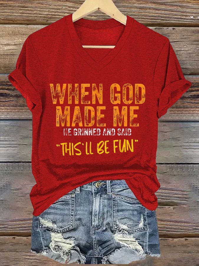 Women'S Casual Faith Short Sleeve T-Shirt