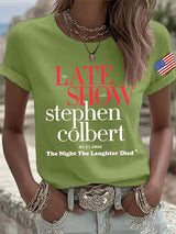 Retro Last Show 05.21.2026 The Night The Laughter Died Print T-Shirt