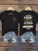 Women's Drag Racing Hero Print Casual T-shirt