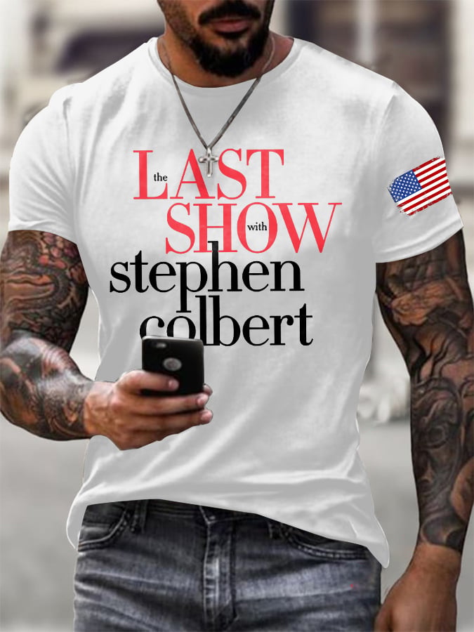 🔥Buy 3 Get 10% Off Men's Retro Last Show Print T-Shirt
