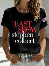 🔥Buy 3 Get 10% Off Retro Last Show Print T-Shirt