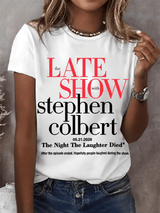 🔥Buy 3 Get 10% Off🔥Women's Retro Last Show Print T-Shirt