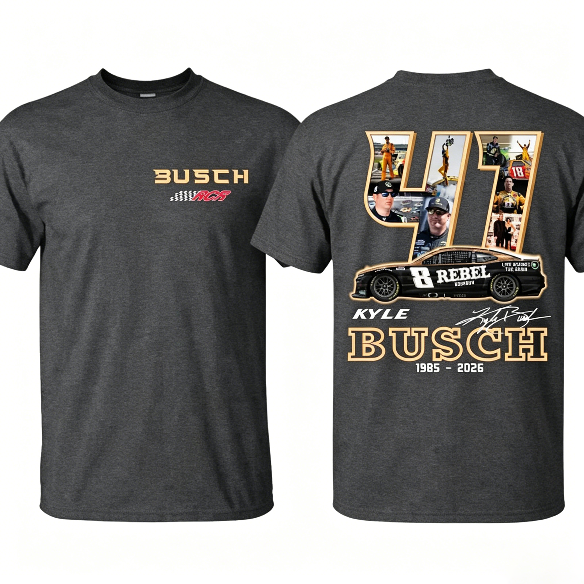 Unisex Kyle Busch 41 Tribute T-Shirt