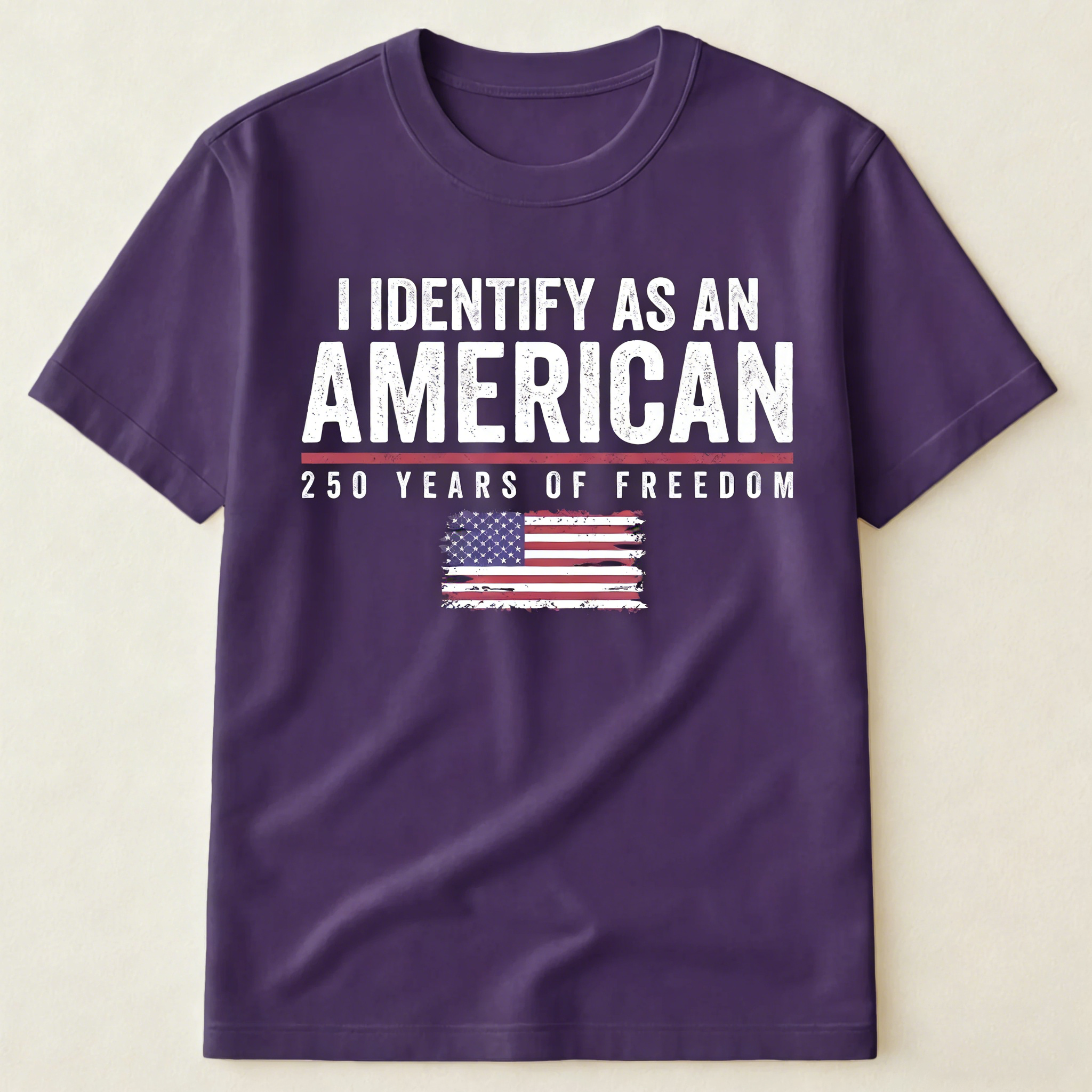 I Identify As An American 250 Years Of Freedom - Shirt