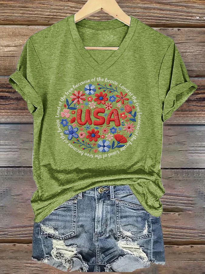 Women's Casual American 250 Commemorative T-shirt