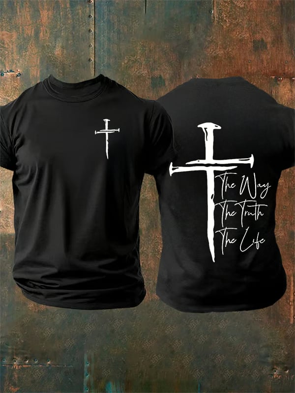 Men's The Way The Truth The Life Print T-Shirt
