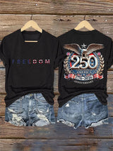 Women's Casual Printed Short-Sleeve T-Shirt