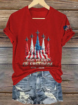 Women's Casual Printed Short-Sleeve T-Shirt