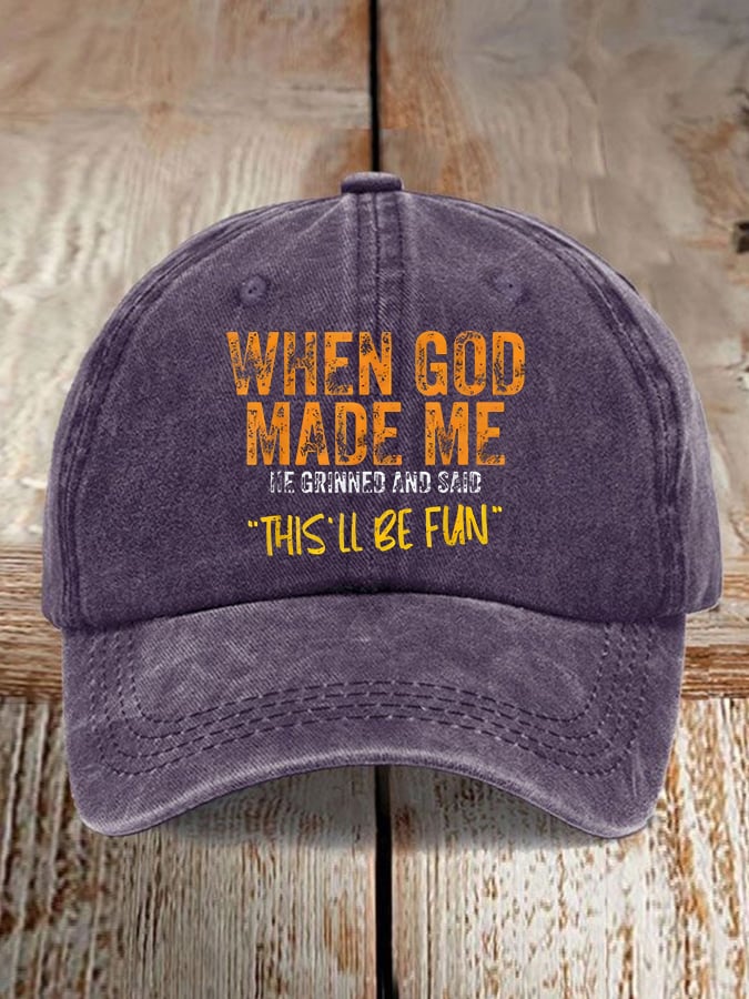 Women'S Casual Faith Graphic Print Baseball Cap