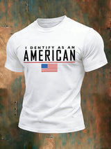 Men's 250th Anniversary National Flag Print Casual Short-Sleeved T-Shirt
