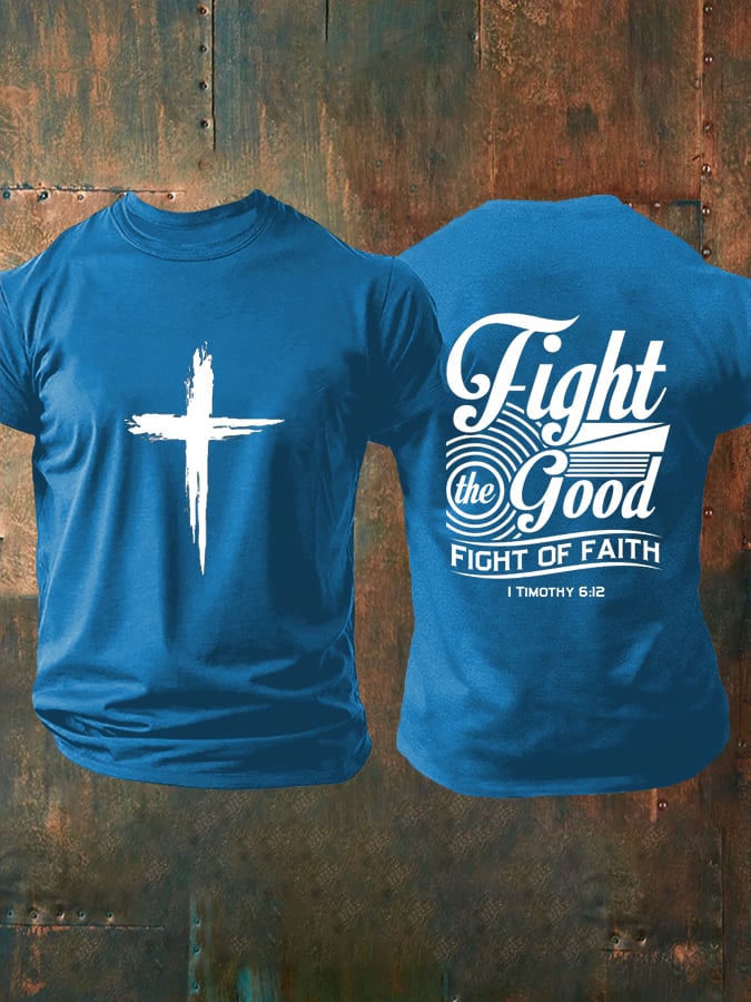 Men's Faith  Printed Casual T-Shirt