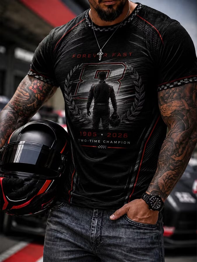Men's Racing Print T-shirt