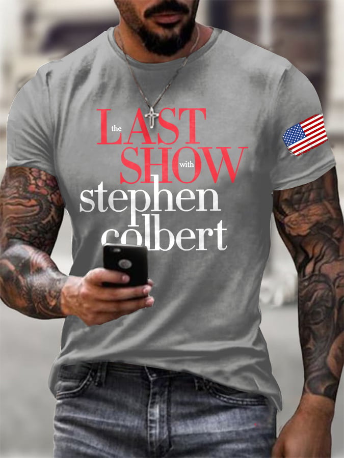 🔥Buy 3 Get 10% Off Men's Retro Last Show Print T-Shirt