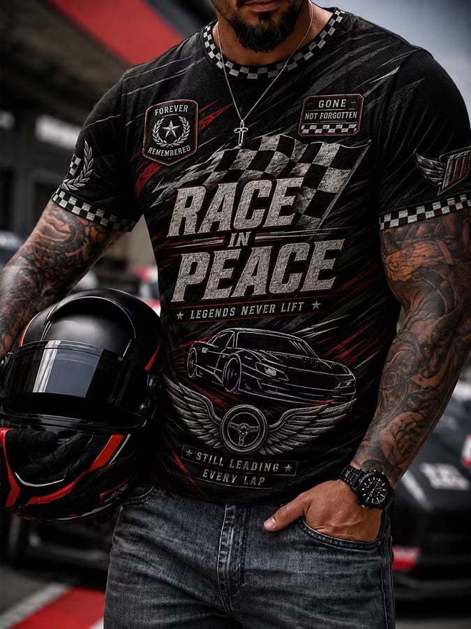 Men's Racing Print T-shirt