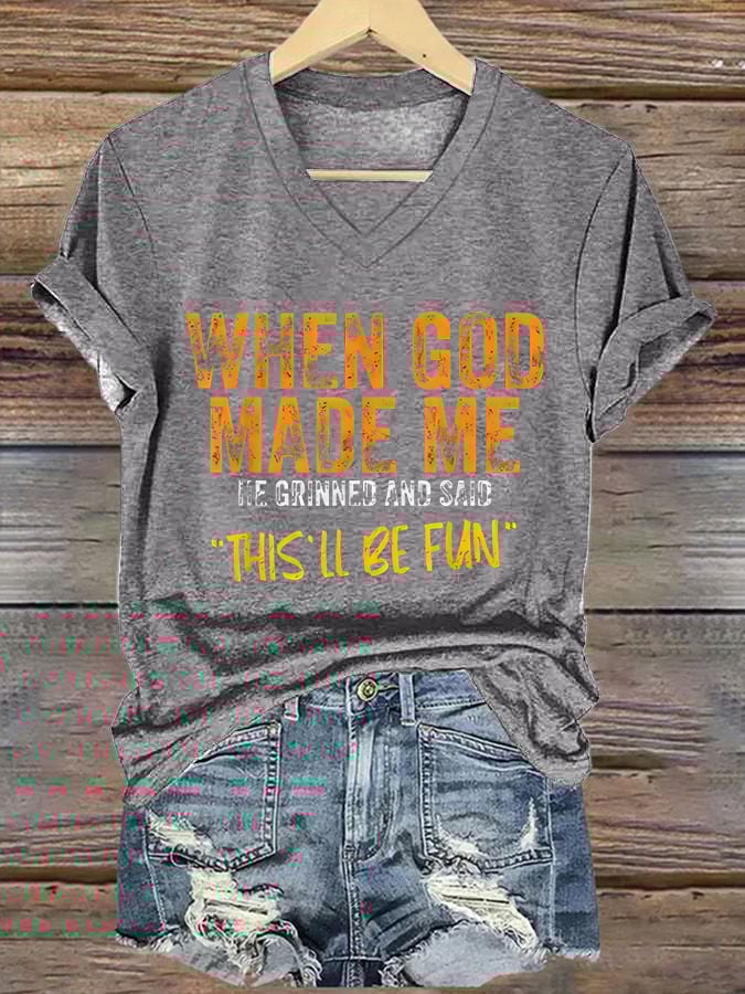 Women'S Casual Faith Short Sleeve T-Shirt