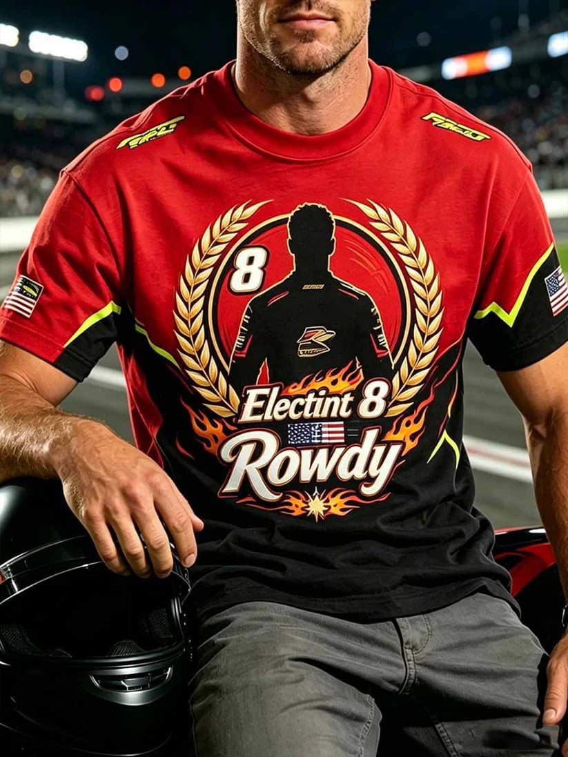 Men's Racing Print T-shirt