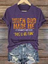 Women'S Casual Faith Short Sleeve T-Shirt