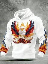 Men's Casual American 250th Anniversary Print Sweatshirt