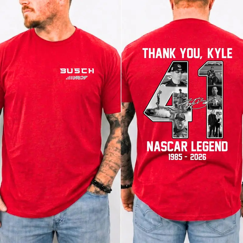 Unisex Kyle Busch 41 Tribute T-Shirt