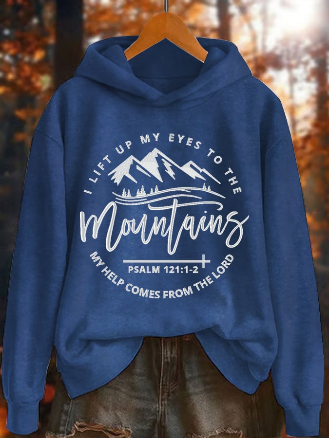 Women's Faith Print Hoodie