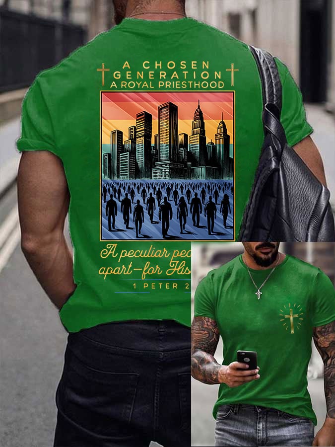 Men's A Chosen Generation A Royal Priesthood  Printed Shirt