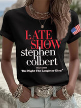 Retro Last Show 05.21.2026 The Night The Laughter Died Print T-Shirt