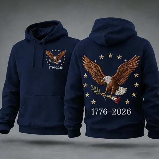 Men's 250 Anniversary Printed Hooded Sweatshirt