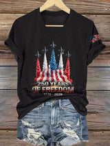 Women's Casual Printed Short-Sleeve T-Shirt